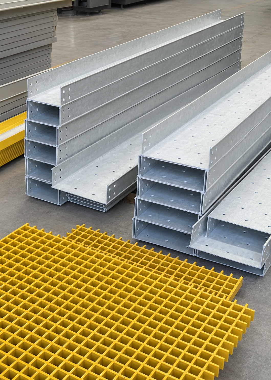 FRP grating and cable support products at the TBP workshop