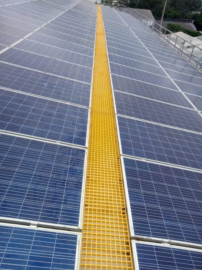 Walkway for Solar Panel