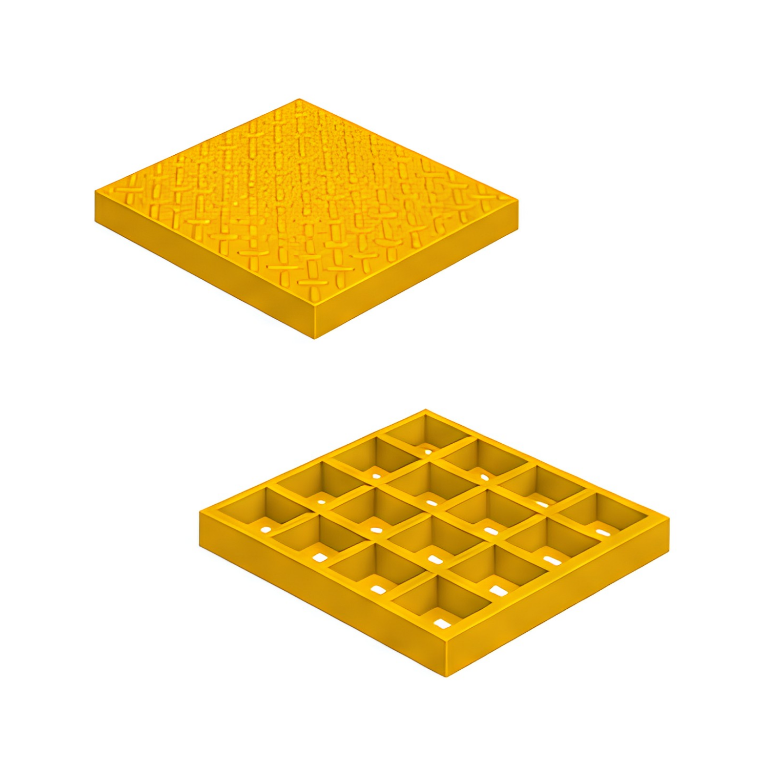 DGRID FRP Grating Plat Bordes Open Back