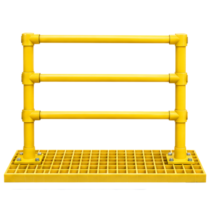 Three-Line Handrail Systems - Corner Stand Handrail