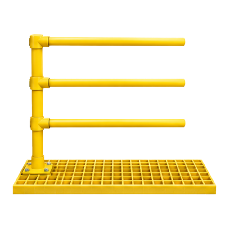 Three-Line Handrail Systems - End Stand Handrail