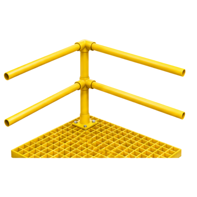 Two-Line Handrail Systems - Continue Stand Handrail