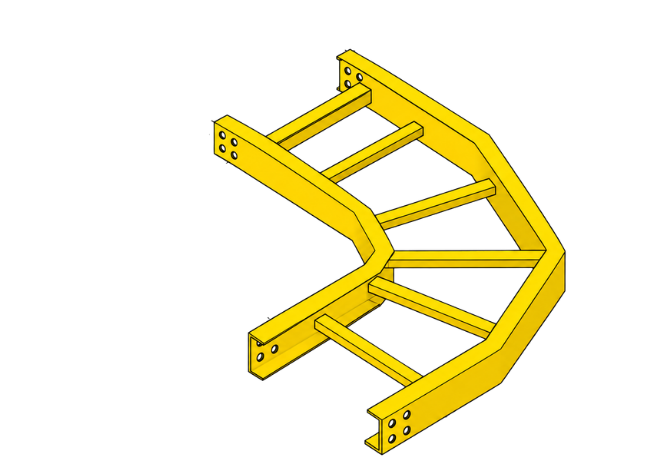 90° Horizontal Elbow Ladder