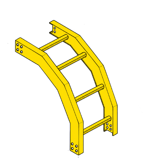 90° Outside Vertical Elbow Ladder