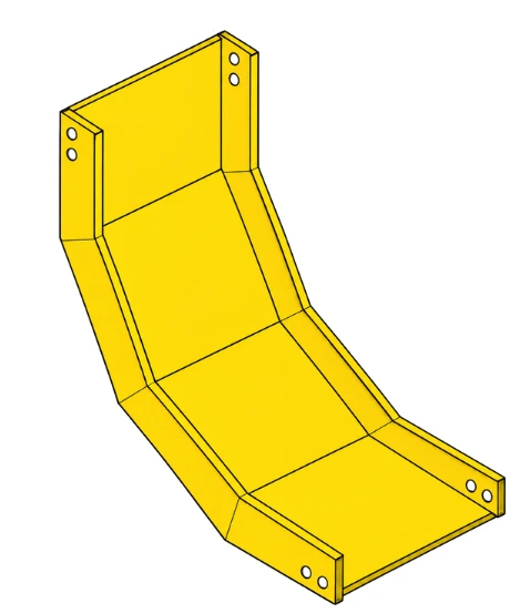 90° Inside Vertical Elbow Tray